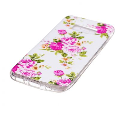 Силіконовий (TPU) чохол Deexe LumiCase для Samsung Galaxy S8 (G950) -, Flower Pattern