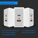 Сетевое зарядное устройство T-PHOX 48W Fast Charge TYPE-C PD (30W+QC3.0, 18W) - Black. Фото 18 из 26