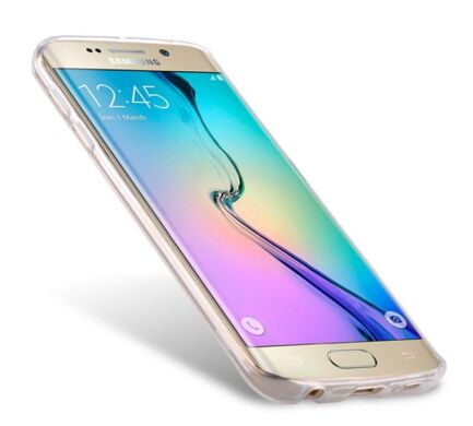 Силіконова накладка Melkco Poly Jacket для Samsung Galaxy S6 edge (G925), Білий