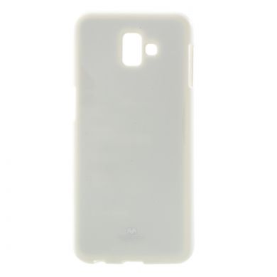 Силиконовый чехол MERCURY Glitter Powder для Samsung Galaxy J6+ (J610) - White