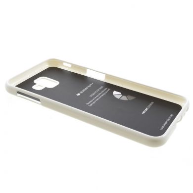 Силиконовый чехол MERCURY Glitter Powder для Samsung Galaxy J6+ (J610) - White