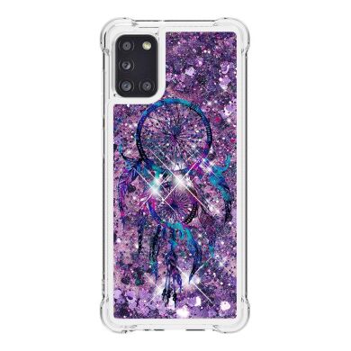 Силиконовый (TPU) чехол Deexe Fashion Glitter для Samsung Galaxy A31 (A315) - Dream Catcher