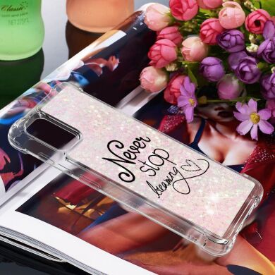 Силиконовый (TPU) чехол Deexe Fashion Glitter для Samsung Galaxy A31 (A315) - Tree