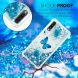Силиконовый (TPU) чехол Deexe Fashion Glitter для Samsung Galaxy A50 (A505) / A30s (A307) / A50s (A507) - Blue Butterfly. Фото 6 из 6