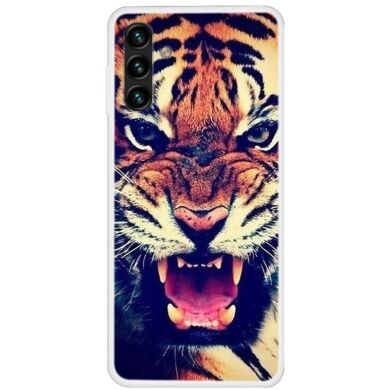 Силиконовый (TPU) чехол Deexe Life Style для Samsung Galaxy A04s (A047) / A13 5G (A136) - Tiger