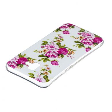 Силіконовий (TPU) чохол Deexe LumiCase для Samsung Galaxy J6+ (J610), Vivid Flowers
