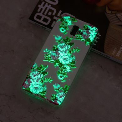 Силіконовий (TPU) чохол Deexe LumiCase для Samsung Galaxy J6+ (J610), Vivid Flowers