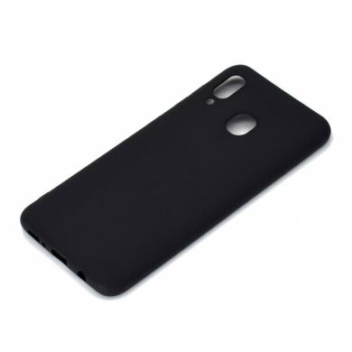 Силіконовий (TPU) чохол Deexe Matte Case для Samsung Galaxy A30 (A305) / A20 (A205) - Black