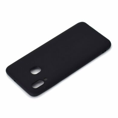Силіконовий (TPU) чохол Deexe Matte Case для Samsung Galaxy A30 (A305) / A20 (A205) - Black