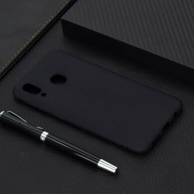 Силіконовий (TPU) чохол Deexe Matte Case для Samsung Galaxy A30 (A305) / A20 (A205) - Black
