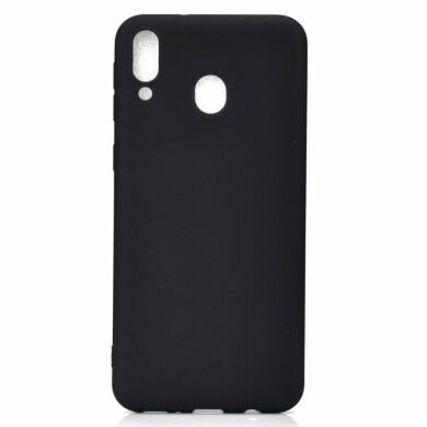 Силіконовий (TPU) чохол Deexe Matte Case для Samsung Galaxy A30 (A305) / A20 (A205) - Black