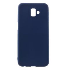 Силиконовый (TPU) чехол Deexe Matte Case для Samsung Galaxy J6+ (J610) - Dark Blue