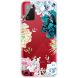 Силиконовый (TPU) чехол Deexe Pretty Glossy для Samsung Galaxy A02s (A025) - Beautiful Flower. Фото 1 из 4