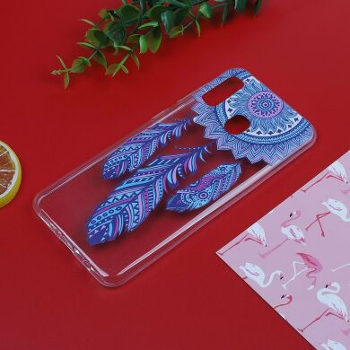Силиконовый (TPU) чехол Deexe Pretty Glossy для Samsung Galaxy A10s (A107) - Dream Catcher