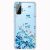 Силіконовий (TPU) чохол Deexe Pretty Glossy для Samsung Galaxy A41 (A415) - Blue Flower
