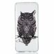 Силиконовый (TPU) чехол Deexe Pretty Glossy для Samsung Galaxy A70 (A705) - Black Owl. Фото 2 из 5