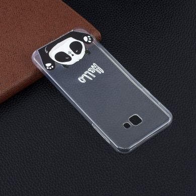 Силиконовый (TPU) чехол Deexe Pretty Glossy для Samsung Galaxy J4+ (J415) - Hello