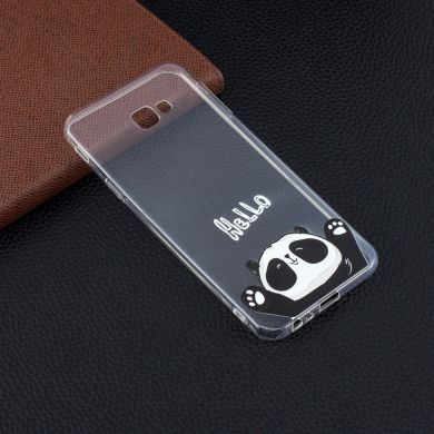 Силиконовый (TPU) чехол Deexe Pretty Glossy для Samsung Galaxy J4+ (J415) - Hello