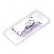 Силиконовый (TPU) чехол Deexe Pretty Glossy для Samsung Galaxy J6+ (J610) - Purple Feather and Bird. Фото 3 из 5