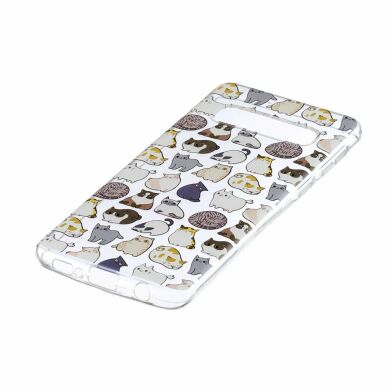 Силіконовий (TPU) чохол Deexe Pretty Glossy для Samsung Galaxy S10 (G973) - Cartoon Animal