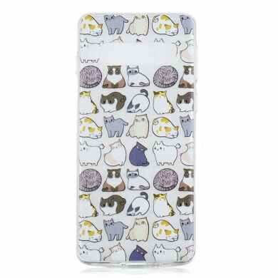 Силіконовий (TPU) чохол Deexe Pretty Glossy для Samsung Galaxy S10 (G973) - Cartoon Animal