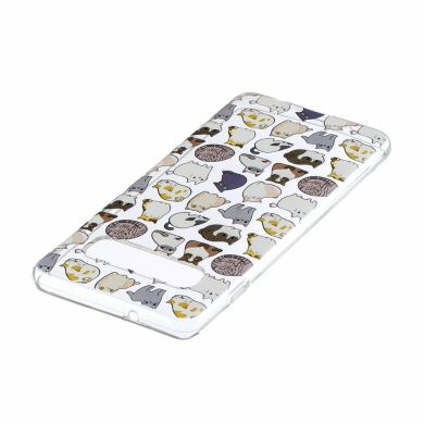 Силіконовий (TPU) чохол Deexe Pretty Glossy для Samsung Galaxy S10 (G973) - Cartoon Animal