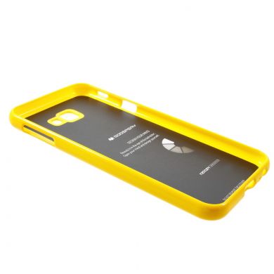 Силіконовий (TPU) чохол MERCURY Glitter Powder для Samsung Galaxy J4+ (J415), Yellow