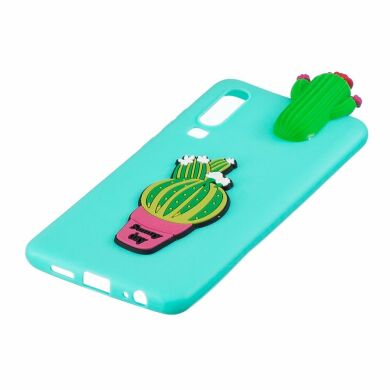 Силиконовый (TPU) чехол UniCase 3D Cartoon Pattern для Samsung Galaxy A70 (A705) - Cactus