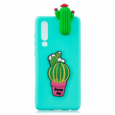 Силиконовый (TPU) чехол UniCase 3D Cartoon Pattern для Samsung Galaxy A70 (A705) - Cactus