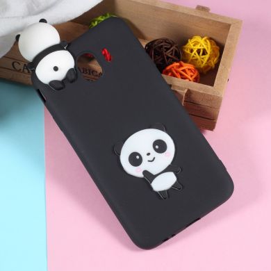 Силиконовый (TPU) чехол UniCase 3D Pattern для Samsung Galaxy J4 2018 (J400) - Cute Panda