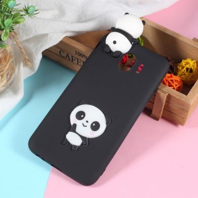 Силиконовый (TPU) чехол UniCase 3D Pattern для Samsung Galaxy J4 2018 (J400) - Cute Panda