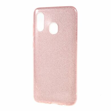 Силіконовий (TPU) чохол UniCase Glitter Cover для Samsung Galaxy A30 (A305) - Pink