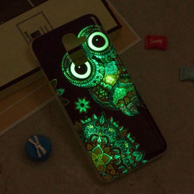 Силиконовый (TPU) Deexe LumiCase для Samsung Galaxy J8 2018 (J810) - Owl