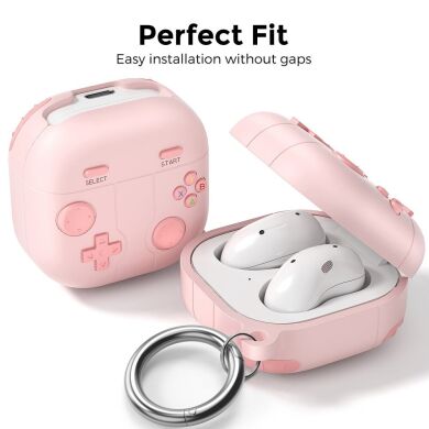Защитный чехол AHASTYLE LC13 Gaming Design для Samsung Galaxy Buds Live / Buds Pro / Buds 2 / Buds 2 Pro / Buds FE - Pink