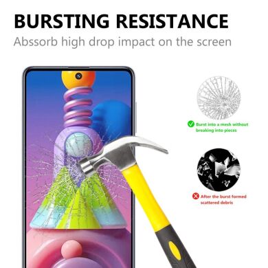 Захисне скло Deexe Full Glue Coverage для Samsung Galaxy M51 (M515) - Black