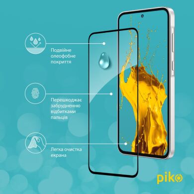 Захисне скло Piko Full Glue для Samsung Galaxy A35 (A356) - Black