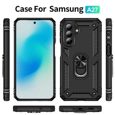 Защитный чехол Deexe Armor Case для Samsung Galaxy A27 (A276) - Black