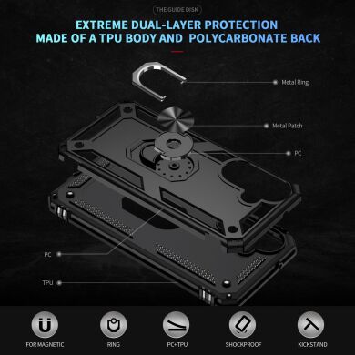 Защитный чехол Deexe Armor Case для Samsung Galaxy A27 (A276) - Black