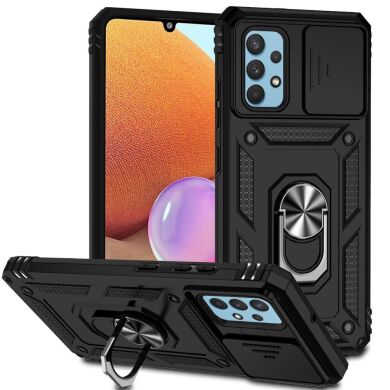 Захисний чохол Deexe Armor Shield для Samsung Galaxy A32 (А325) - Black
