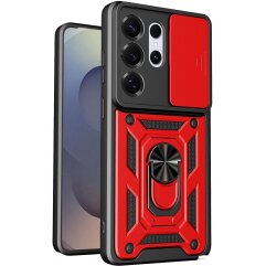 Захисний чохол Deexe Armor Shield для Samsung Galaxy S26 Ultra - Red