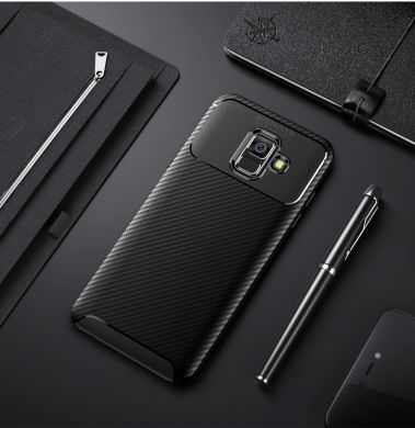 Защитный чехол Deexe Fusion для Samsung Galaxy A6 2018 (A600) - Black