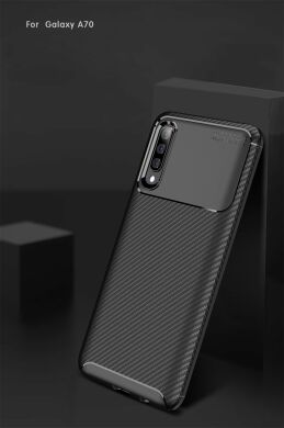 Захисний чохол Deexe Fusion для Samsung Galaxy A70 (A705) - Blue