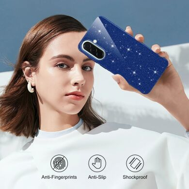 Защитный чехол Deexe Glitter Case with MagSafe для Samsung Galaxy A37 (A376) / A36 (A366) / A56 (A566) - Red