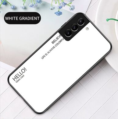 Защитный чехол Deexe Gradient Color для Samsung Galaxy S22 Plus - White