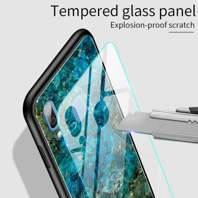 Защитный чехол Deexe Gradient Pattern для Samsung Galaxy A40 (А405) - Emerald