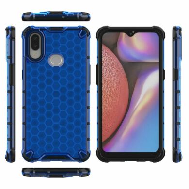 Защитный чехол Deexe Honeycomb Series для Samsung Galaxy A10s (A107) - Blue