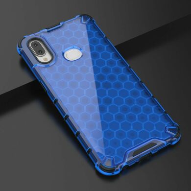 Защитный чехол Deexe Honeycomb Series для Samsung Galaxy A10s (A107) - Blue