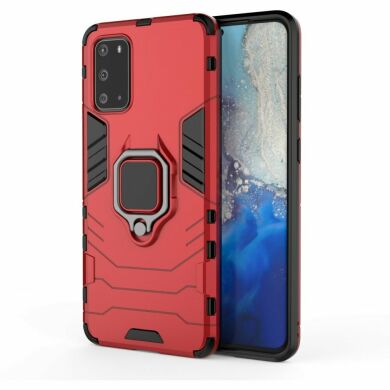 Защитный чехол Deexe Hybrid Case для Samsung Galaxy S20 Ultra (G988) - Red