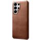 Захисний чохол Deexe Leather Back Cover для Samsung Galaxy S26 Ultra - Brown