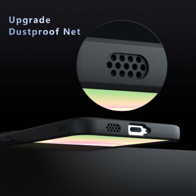 Защитный чехол Deexe Matte Skin для Samsung Galaxy A57 (A576) - Transparent Black